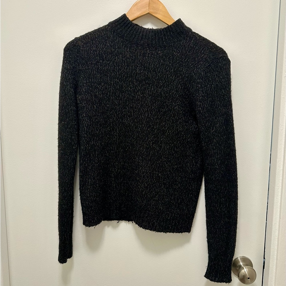 Vero Moda mock neck heathered sweater